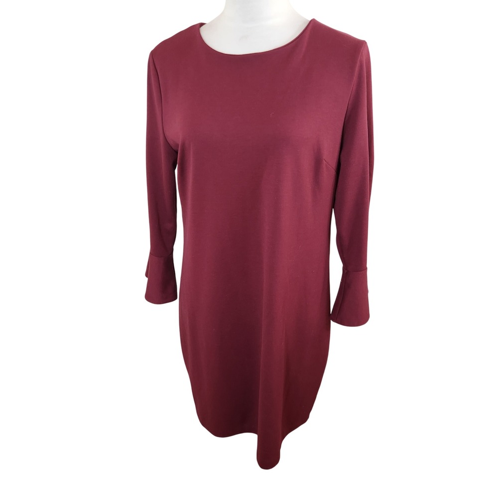 Old Navy Womens Cabernet Flounce Sleeve Shift Dress‎ Size M